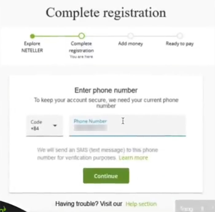 Cách đăng ký Neteller